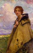 Charles-Amable Lenoir Shepherdess oil painting